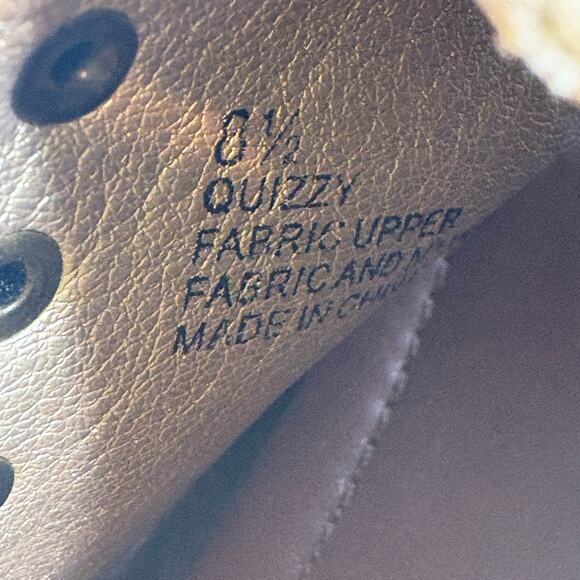 VTG Rampage Womens Y2K Studded Quizzy Platform Wedges Sandals Size 8.5 Going Out - Picture 4 of 10